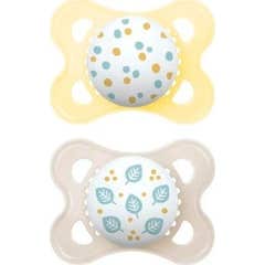 Mam Baby Soother Original Silicone 0-6 M Pack Double A
