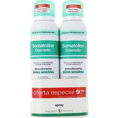 Somatoline Cosmetic Déodorant Hommes P Sensibl Spray 2x150 Ml