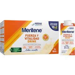 Meritene Fuerza y Vitalidad Drink Vainilla 12x180ml