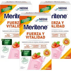 Meritene Force et Vitalité Fraise 3x15 Sachets