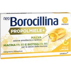 Néoborocilline Propolis+ Miel Citron 16uts