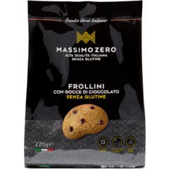 Massimo Zero Sablés Aux Pépites De Chocolat Bio 220g