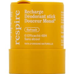 Respire Recharge Déodorant Stick Douceur Monoï Bio 50 g