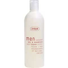 Ziaja Men Gel Douche et Shampooing Red Cedar 400ml