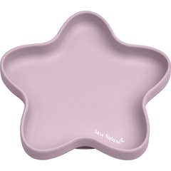 Saro Baby Plato Silicona Star Rosa 1ud