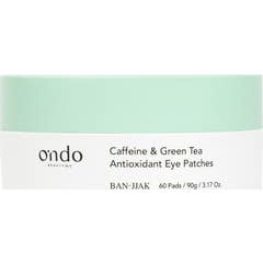 Ondo Beauty Patchs pour les yeux antioxydants à la caféine et au thé vert