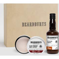 Beardburys Essentials Kit Clay Cire Mat + Shampoing All in One