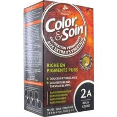 Les 3 Chênes Color & Soin Coloration Permanente 2A Brun Azuré