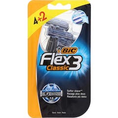 Rasoir Bic Flex Classic 6 pcs