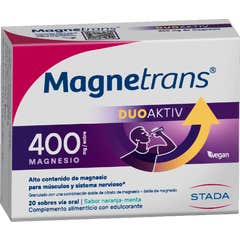 Magnetrans Duo Activ 400 mg Magnésium 20 sachets