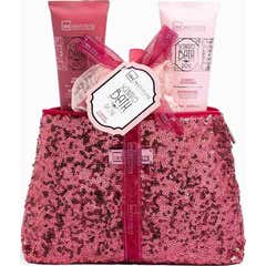 Idc Institute Trousse de bain parfumée rose 3 uds