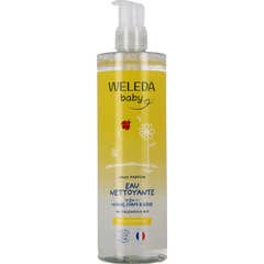 Weleda Baby Eau Nettoyante 3 en 1 Sans Parfum 400 ml