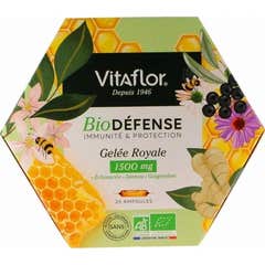 Vitaflor Gelée Royal 1500mg  Défense+ 20amp x 15ml