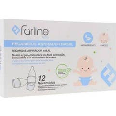 Farline Rechange pour Aspirateur Nasal 12 uts