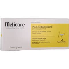 Melicare Patch médical en silicone 4x22 cm 3 unités