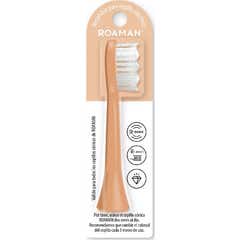 Roaman Recharge Tête Brosse à Dents Électrique Pêche 1 ut