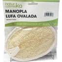 Naturcosmetika Moufle Luffa Ovale 1 Unité