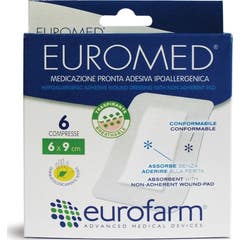 Eurofarm Euromed Vêtements Stérile Adhésifs 72X50mm 50uts