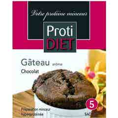 ProtiDiet Préparation pour Gâteau Chocolat 5 Sachets