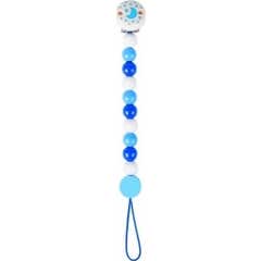 Chaîne perle bleue Heimess pour tétine 1 pc