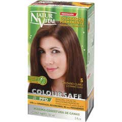 NaturVital Coloursafe Colorant Permanent Pour Cheveux 5 Light Brown 150ml