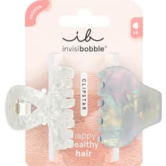 Invisibobble Clipstar Pearly Frost Pinces à Cheveux 2 Unités