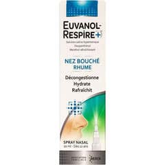 Euvanol Respire+ Nez Bouché Rhume Spray Nasal 20ml