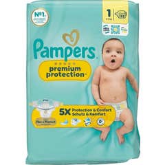 Pampers Premium Protection Pañales Talla 1 2-5 kg 33 uds