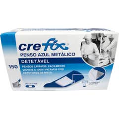 Crefix Detectable Vendaje Metálico Azul 150uds