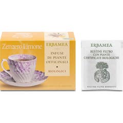 Erbamea Gingembre Citron Infusion Bio 20 Sachets