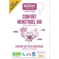 Nutrivie Ampoules Confort Menstruel Bio 20x10ml