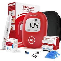 Sinocare Safe Aq Smart Kit 250 + Glucomètre + Sac