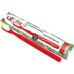 Lamazuna Brosse À Dents Rouge Souple