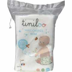 Tiniloo Bio Cuadrados de Algodón 60 uds
