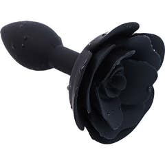 Ohmama Fetish Plug Anal Silicone Rose Noir 1ut