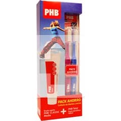 PHB brosse moyenne adulte 1 pc + dentifrice total 100ml
