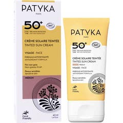 Patyka Crème Solaire Teintée Visage Medium SPF50+ 40 ml