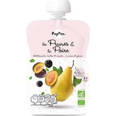 Popote Compote Les Prunes & La Poire +4/6 Mois Bio 120 g