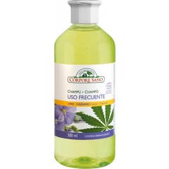 Corpore Sano Shampooing Usage Fréquent Lin et Chanvre 500ml