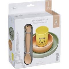 Sophie La Girafe Set Vaisselle Silicone 4uts