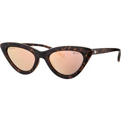 Iaviewsun Lunettes de soleil Catty Demi Pink Mirror 1 pièce