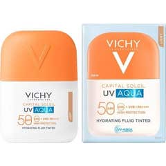 Vichy Capital Soleil Uv Aqua Fluide Couleur Light Spf50 50ml