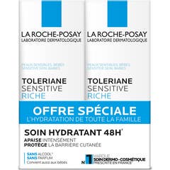 La Roche Posay Tolériane Sensitive Riche Crème Apaisante 2x40 ml