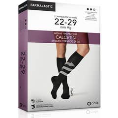 Farmalastic Chaussette Effet Thermique Normal EG Noir 1 Paire