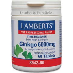 Lamberts Ginkgo Biloba 6000 Mg 60tabs Lamberts Ginkgo Biloba 6000 Mg 60tabs