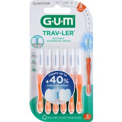 GUM Trav-Ler Brosse Interdentaire 0,9 mm 6 Unités