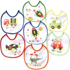 Unifamily Set Bavoir Ovale Garçon