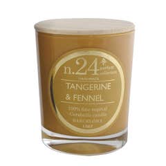 Cerabella Bougie parfumée en verre Tangerine Fennel 7,5x9 cm 1 unité