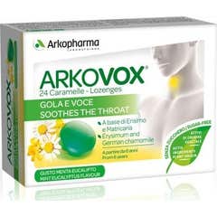 Arkovox comprimés de menthe et d'eucalyptus 24 Unités