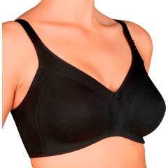 Selene Soutien Gorge Prothétique Caress 147 Coton T100C Noir 1ut